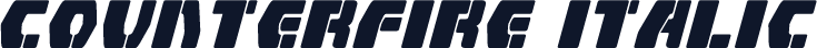 Counterfire Italic