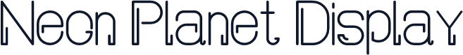 Neon Planet Display