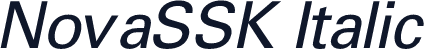 NovaSSK Italic