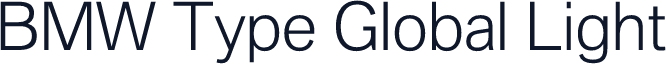 BMW Type Global Light