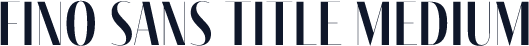 Fino Sans Title Medium