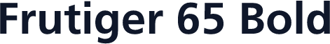 Frutiger 65 Bold