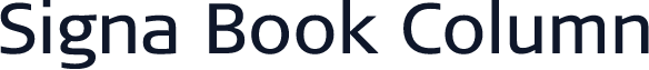 Signa Book Column