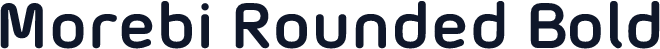 Morebi Rounded Bold