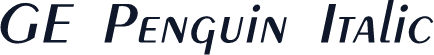 GE Penguin Italic