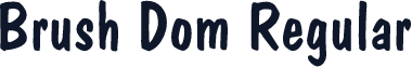 Brush Dom Regular