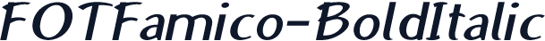 FOTFamico-BoldItalic