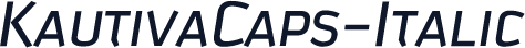 KautivaCaps-Italic