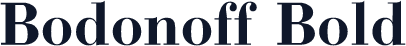 Bodonoff Bold