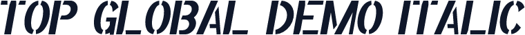 Top Global Demo Italic