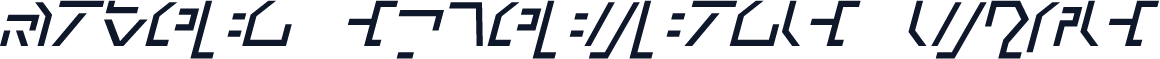 Modern Cybertronic Italic