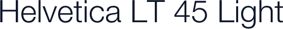 Helvetica LT 45 Light
