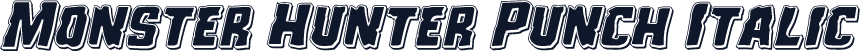 Monster Hunter Punch Italic