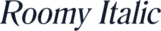 Roomy Italic