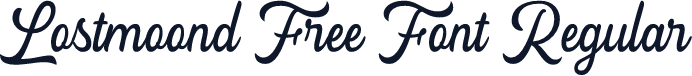 Lostmoond Free Font Regular