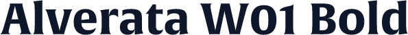 Alverata W01 Bold