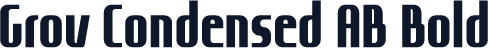 Grov Condensed AB Bold