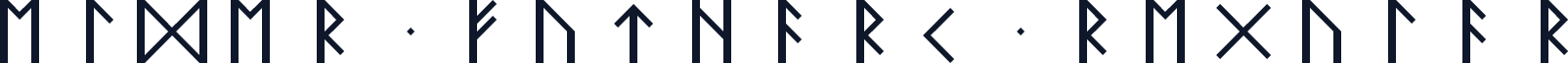 Elder Futhark Regular