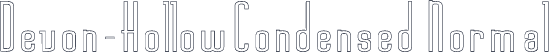 Devon-HollowCondensed Normal