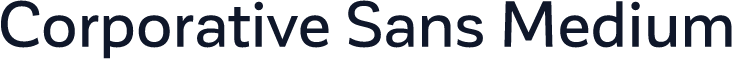 Corporative Sans Medium