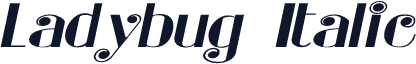 Ladybug Italic