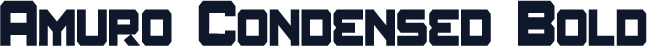 Amuro Condensed Bold