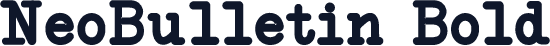 NeoBulletin Bold