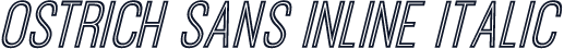 Ostrich Sans Inline Italic