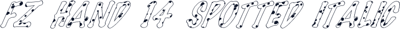 FZ HAND 14 SPOTTED ITALIC