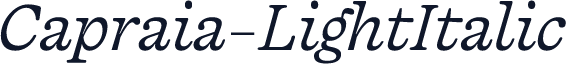 Capraia-LightItalic