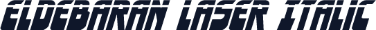 Eldebaran Laser Italic