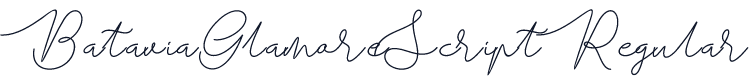 BataviaGlamoreScript-Regular