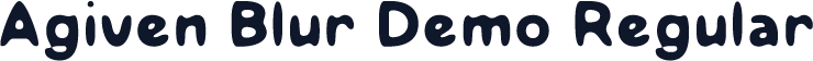 Agiven Blur Demo Regular