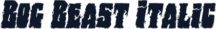 Bog Beast Italic