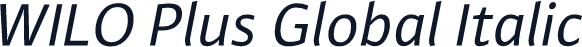 WILO Plus Global Italic