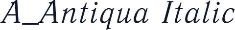 A_Antiqua Italic