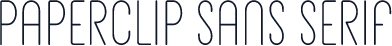 Paperclip Sans Serif