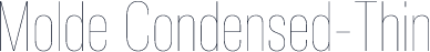 Molde Condensed-Thin