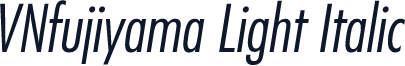 VNfujiyama Light Italic