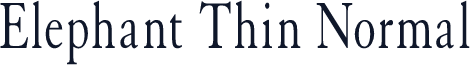 Elephant Thin Normal