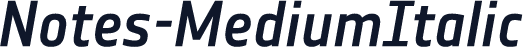 Notes-MediumItalic