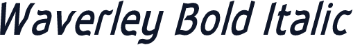 Waverley Bold Italic