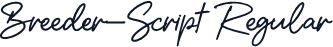 Breeder-Script Regular