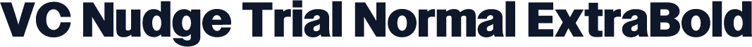VC Nudge Trial Normal ExtraBold