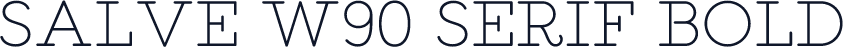 Salve W90 Serif Bold