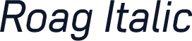 Roag Italic