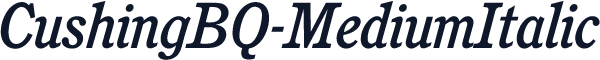 CushingBQ-MediumItalic