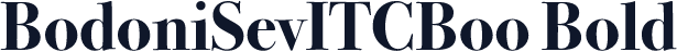 BodoniSevITCBoo Bold