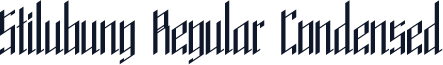 Stilubung Regular Condensed
