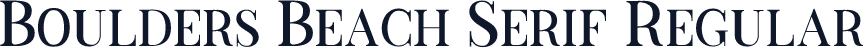 Boulders Beach Serif Regular